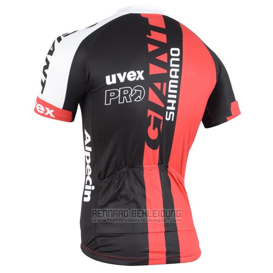 2015 Fahrradbekleidung Giant Alpecin Rot und Wei Trikot Kurzarm und Tragerhose